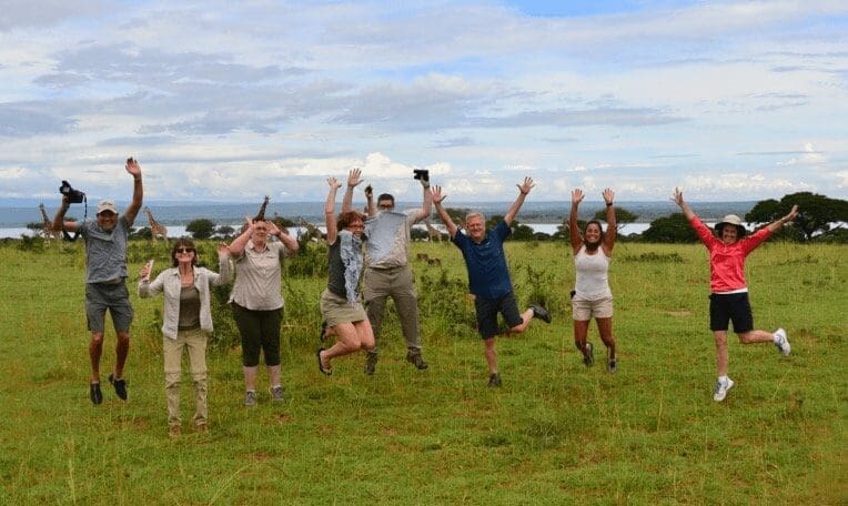 Jumping for Joy in Uganda